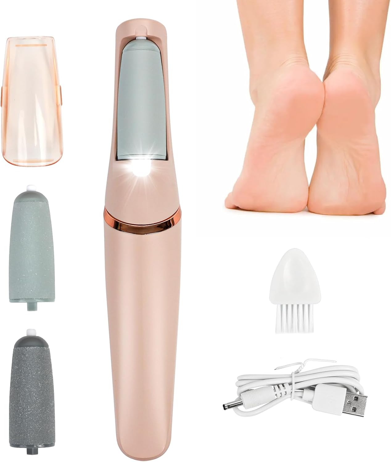 Râpe pied électrique rechargeable - Anti-callosités --SN