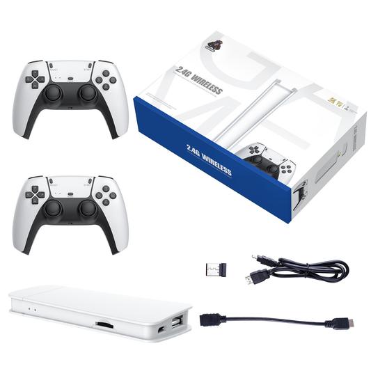 Game Stick 4K – Console Rétro Plug & Play avec 2 Manettes -SN